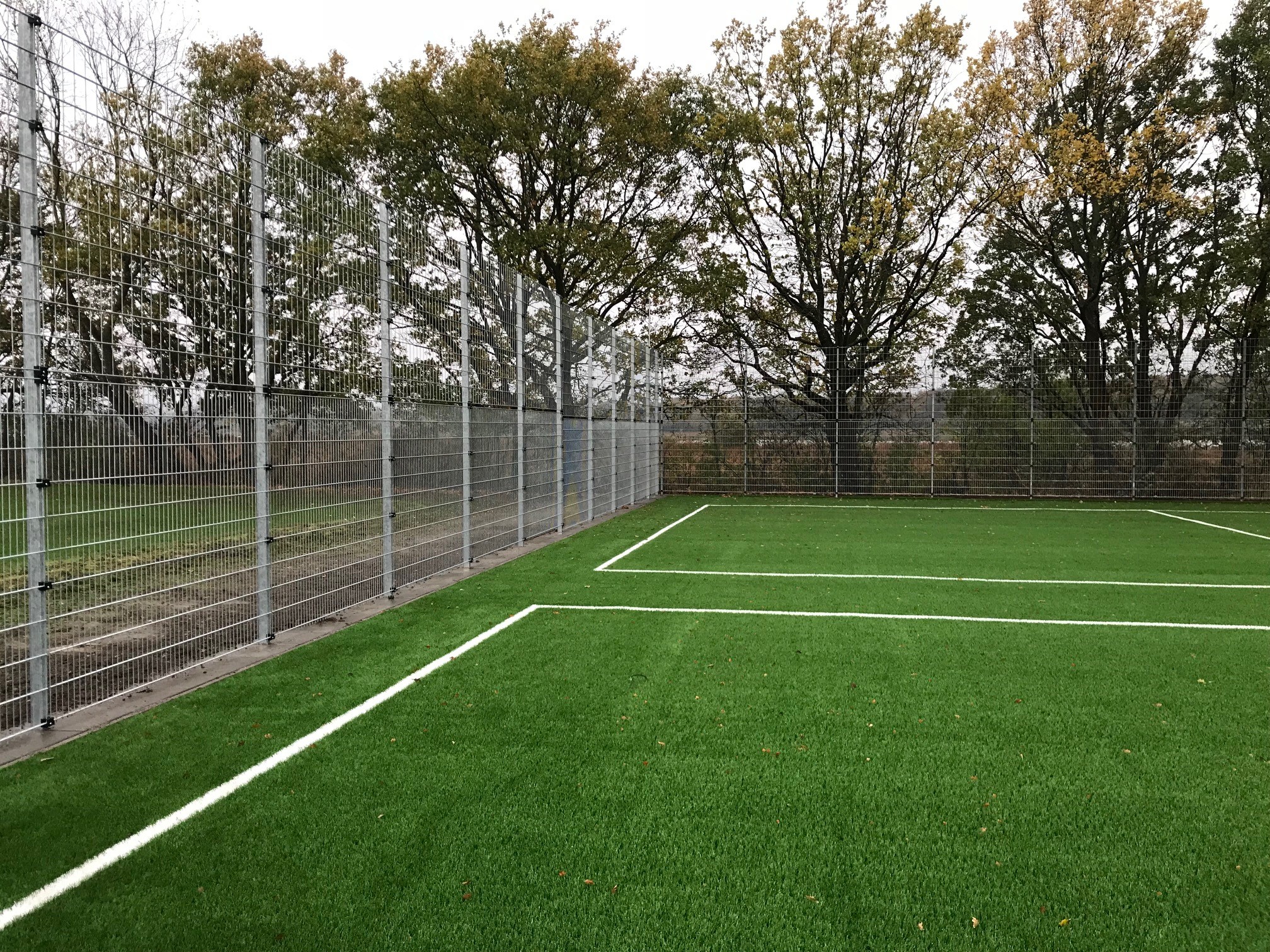 Hegn til boldbane  / sportsplads