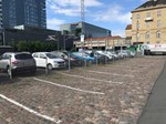 Nyt hegn ved parkeringsplads Aarhus.jpg