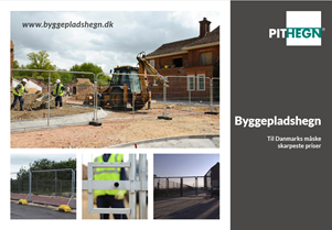 Byggepladshegn - alt i mobilhegn og flytbart hegn til afspærring. PIT Hegn