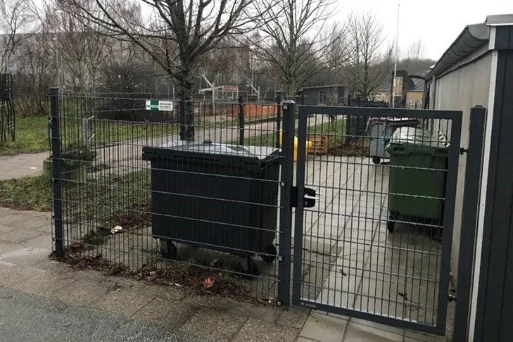 hegn til containergård ved børnehave i Vejle PIT Hegn