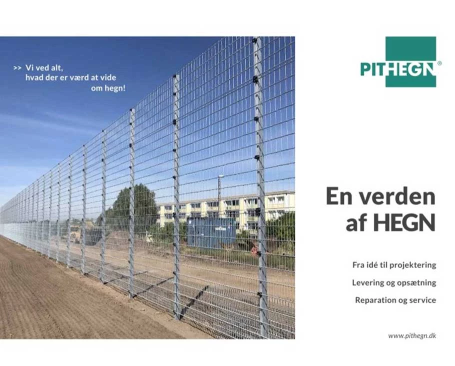 Alt i hegn, porte og låger. PIT HEGN brochure 2022