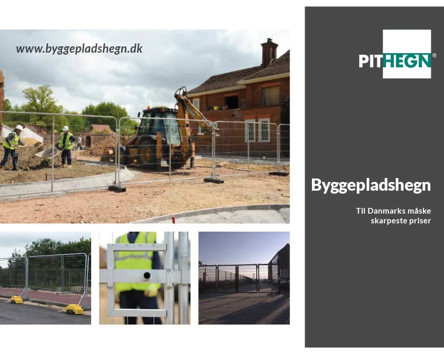 Byggepladshegn - mobilhegn og afspærring. PIT HEGN 2022