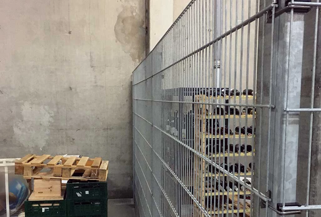 Panel hegn - hegn til lagerrum