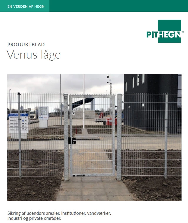 Venus låge - PIT Hegn produktblad