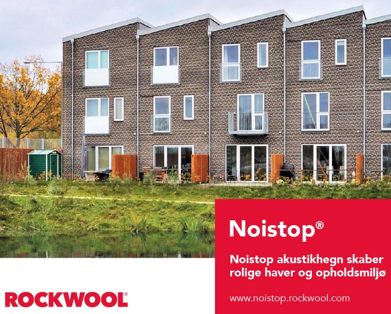 Rockwool Noistop støjhegn brochure