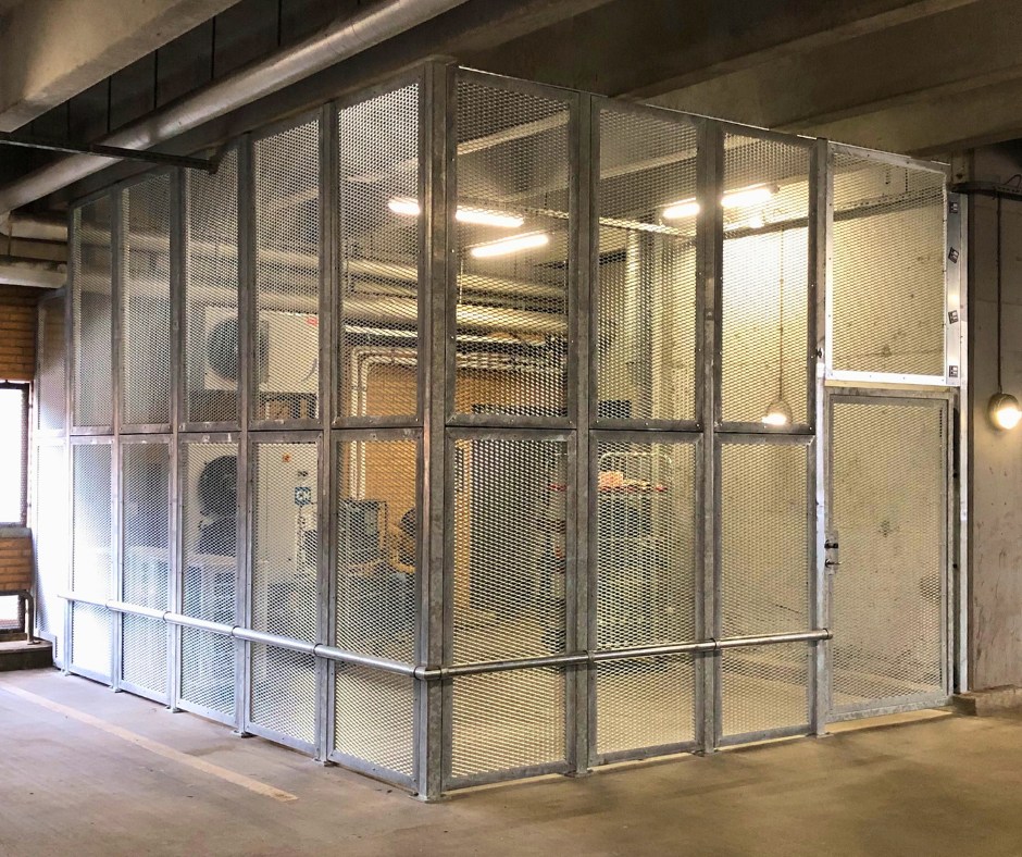 Strækmetal til parkeringshus