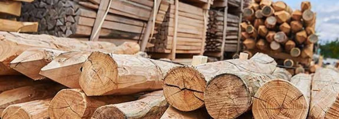 Robiniepæle til hegn