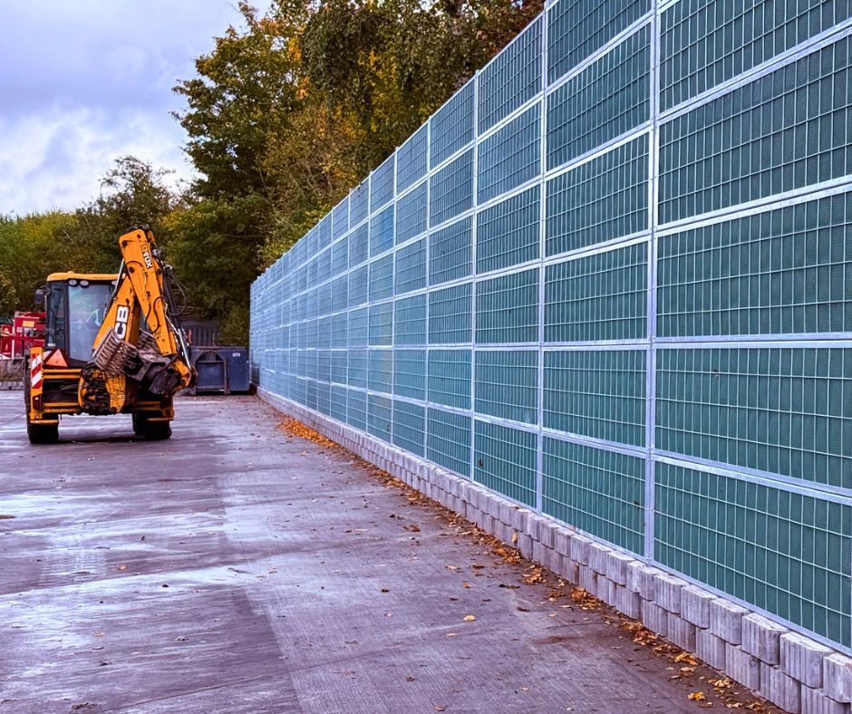 Støjhegn til Sorø Genbrugsplads