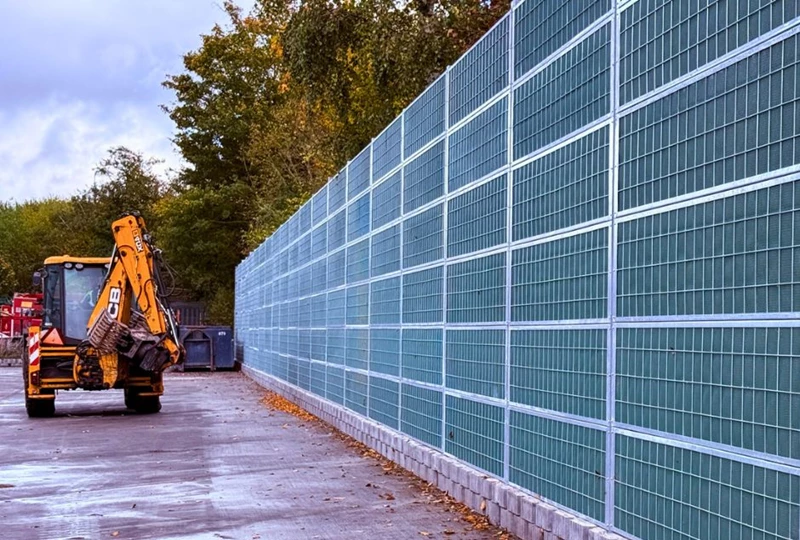 Støjhegn til Sorø Genbrugsplads