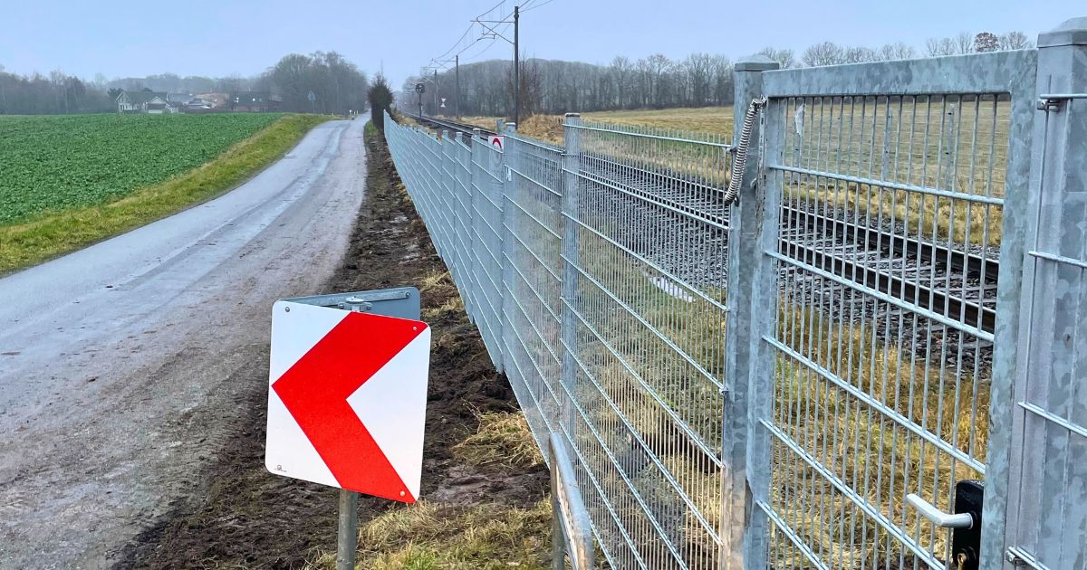 Hegn til Letbanen i Aarhus